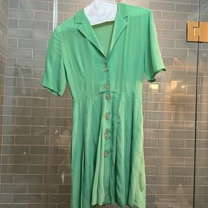 Mint green vintage dress (s)